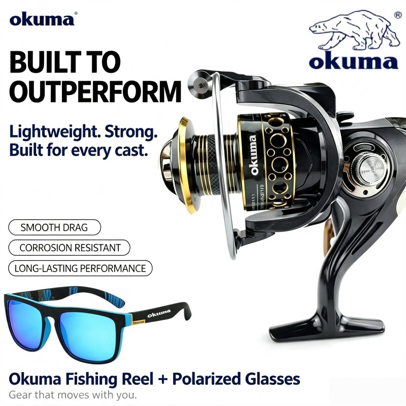 Surf Reel - Carrete de Pesca OKUMA-Spinning, Carrete de