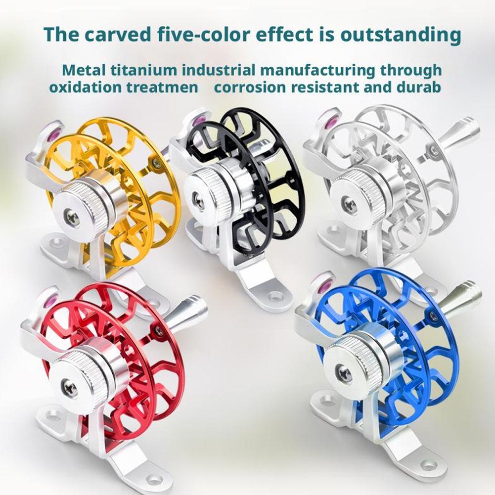 Mini Carrete de Pesca Metálico - Ice Fishing Reel reseña y precio